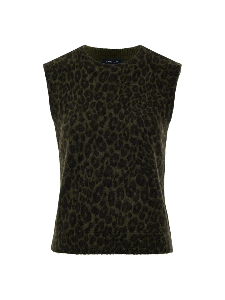 Sanctuary Sweater Soft Printed Shell Sweater