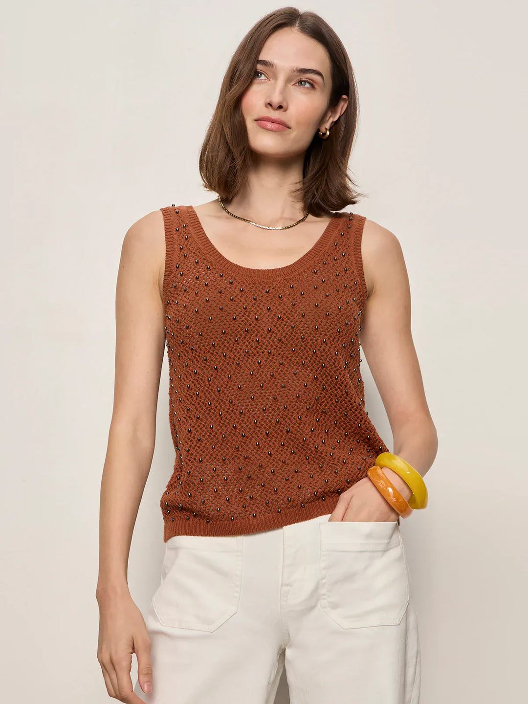 Sanctuary Tank Ancient Clay / XS Dune Studded Tank