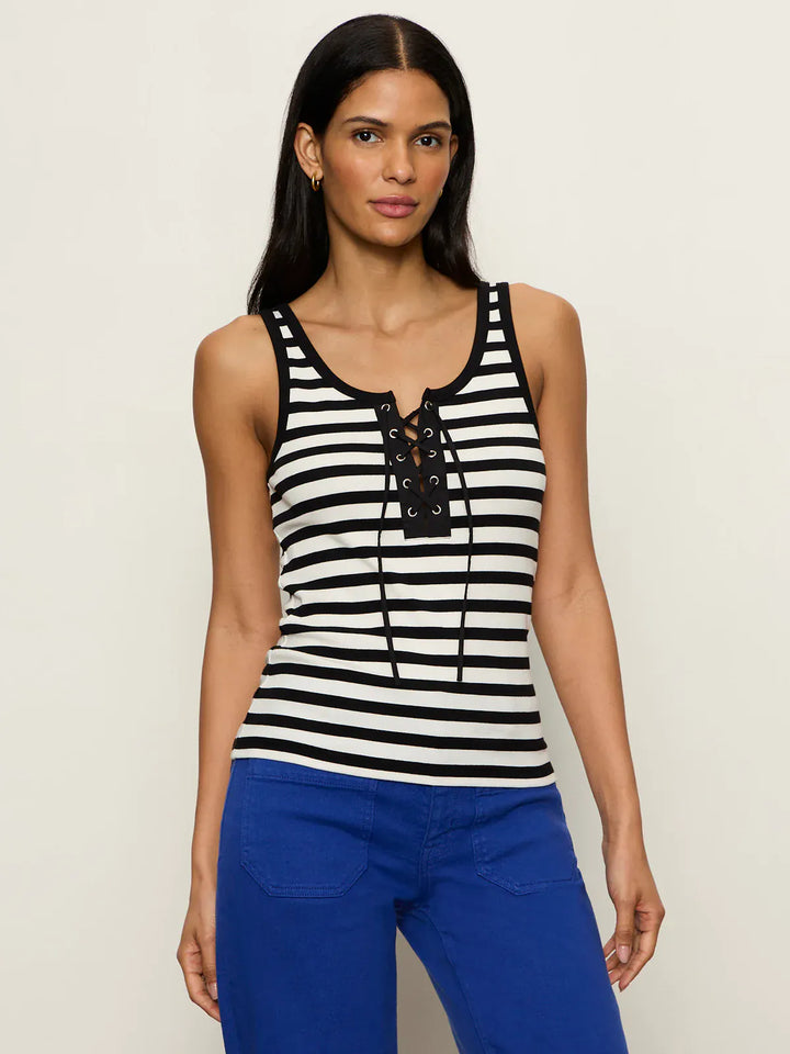 Sanctuary Tank Go-To Lace Up Tank