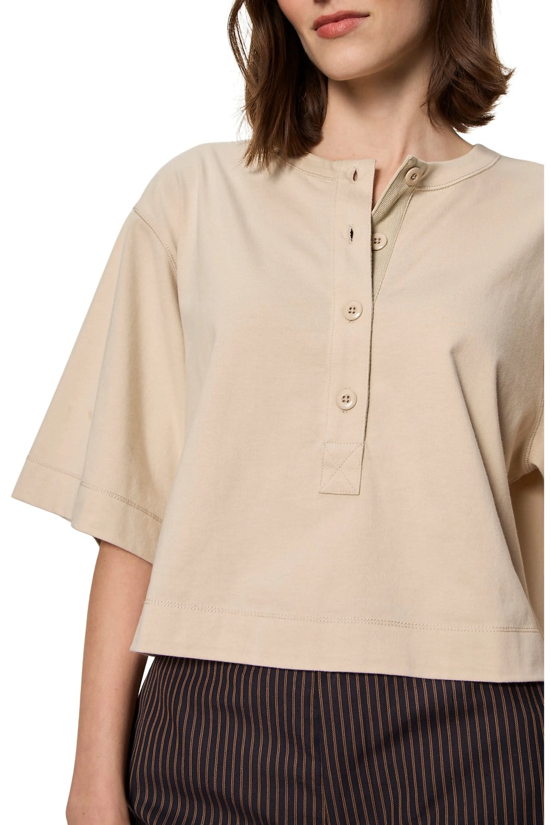 Sanctuary Tee Freya Placket Tee