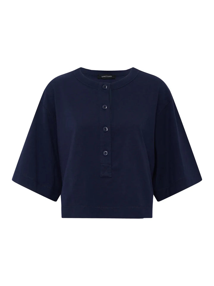 Sanctuary Tee Freya Placket Tee
