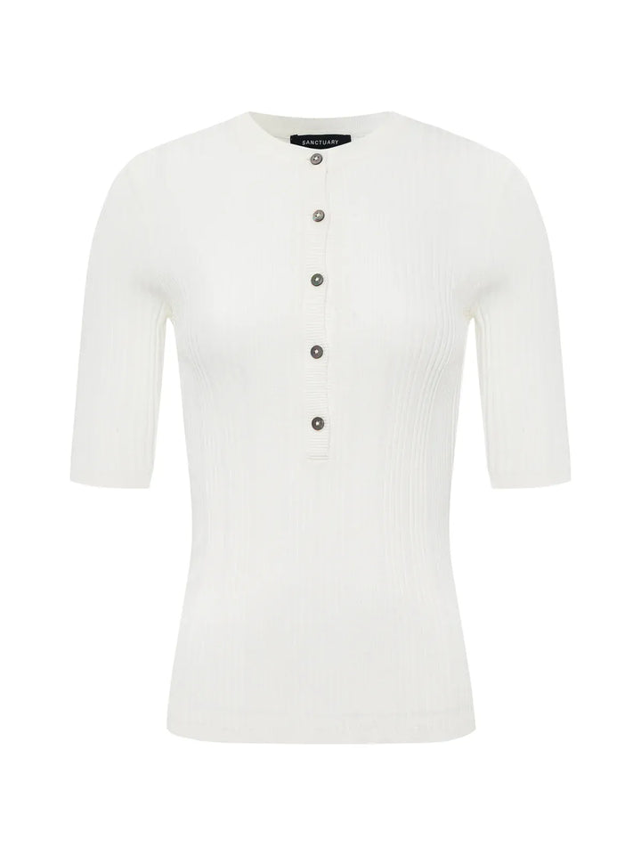 Sanctuary Top Air of Ease Half Sleeve Tee