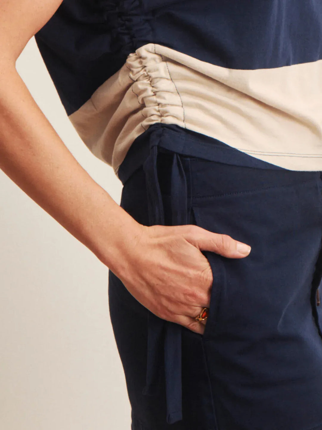 Sanctuary Top All Day Ruched Tee
