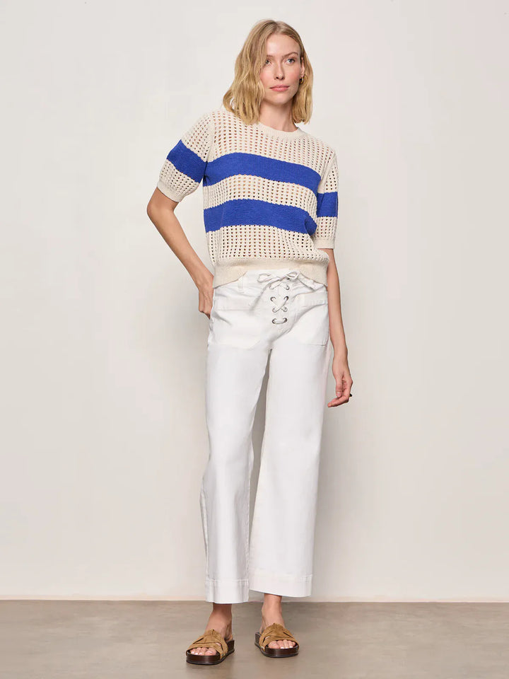 Sanctuary Top Beachside Openwork Tee