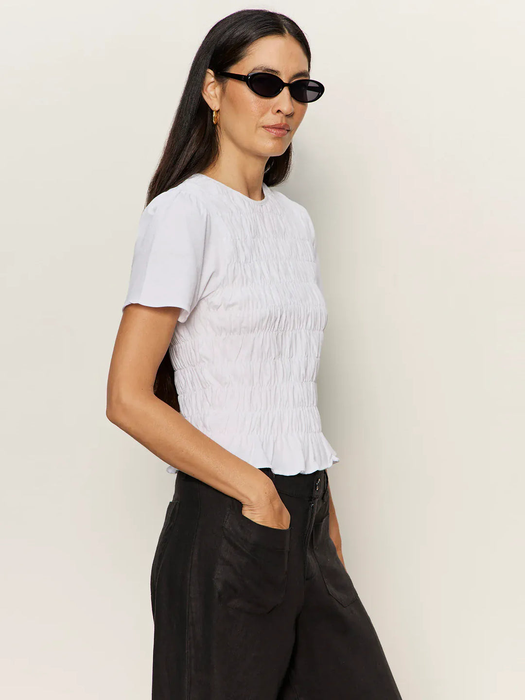 Sanctuary Top Better Together Smocked Top