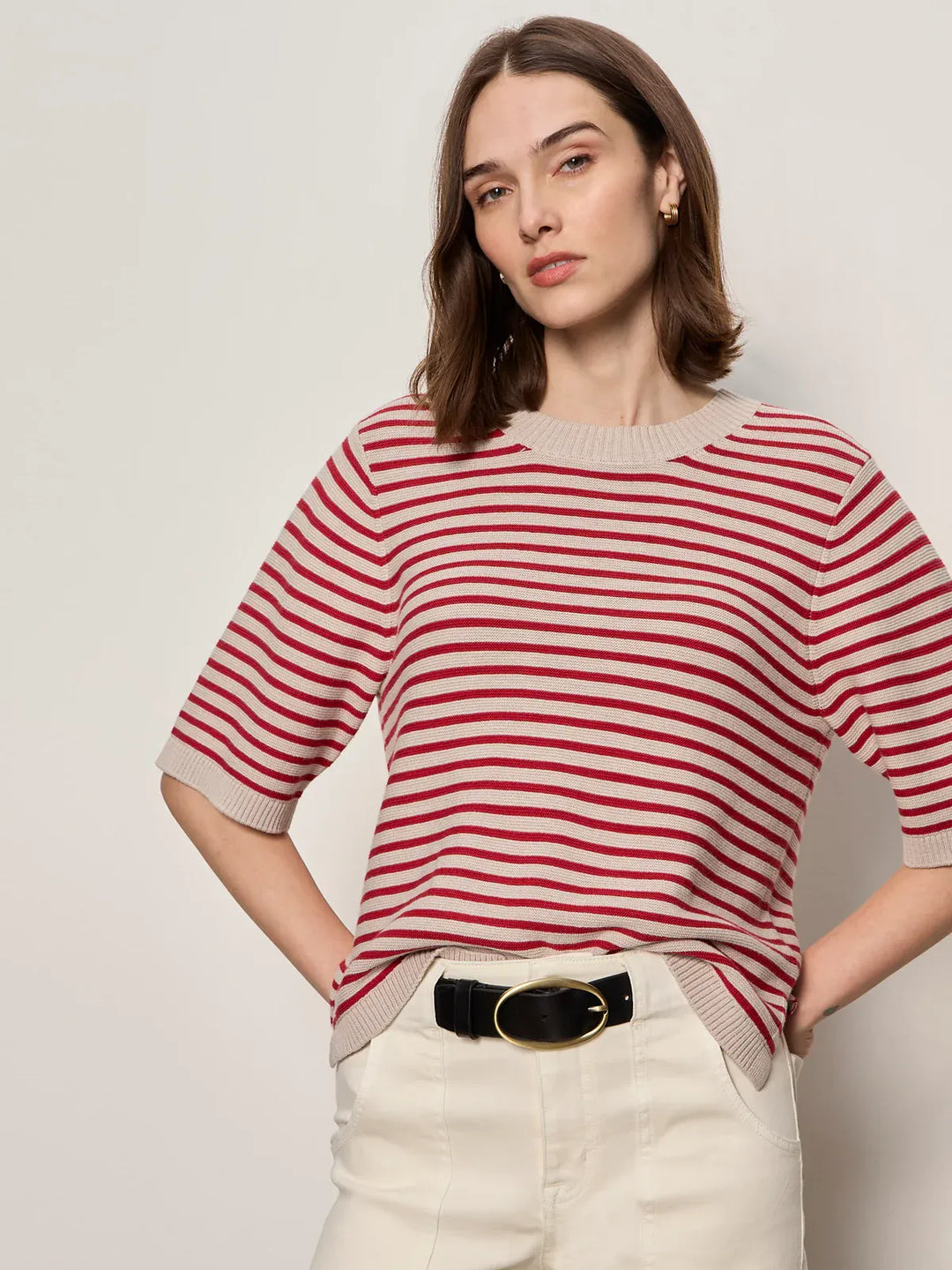 Sanctuary Top Crew Neck Sweater Tee