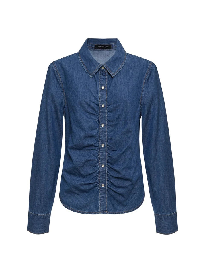 Sanctuary Top Denim Dreamgirl Top
