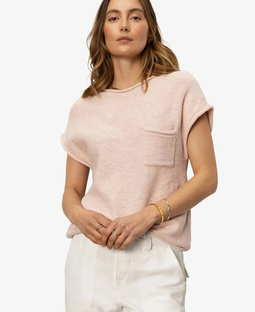 Sanctuary Top Earth Pink / XS Easy Sweater Tee