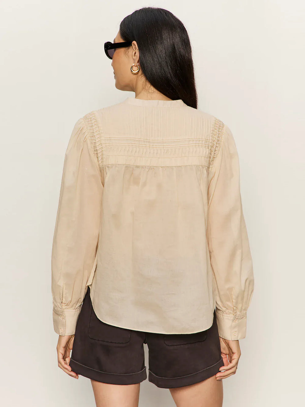 Sanctuary Top Giving The Most Pintuck Shirt
