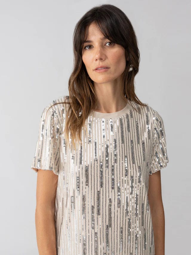 Sanctuary Top Let's Celebrate / S Sequin Perfect Tee