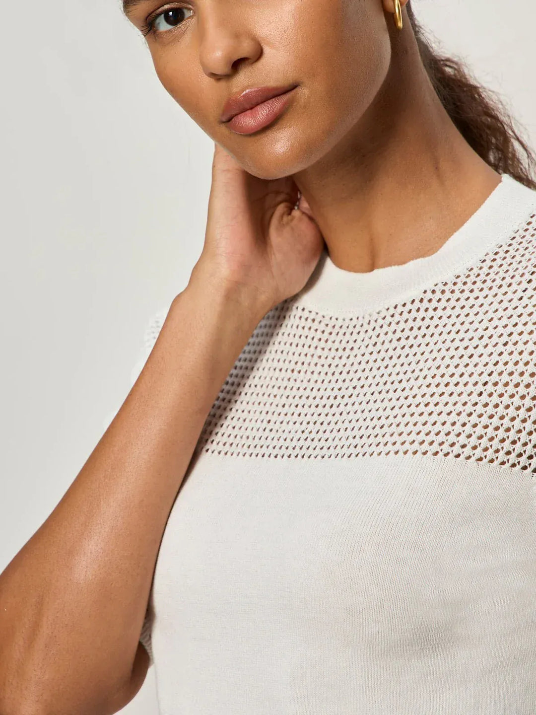 Sanctuary Top Mix Stitch Tee