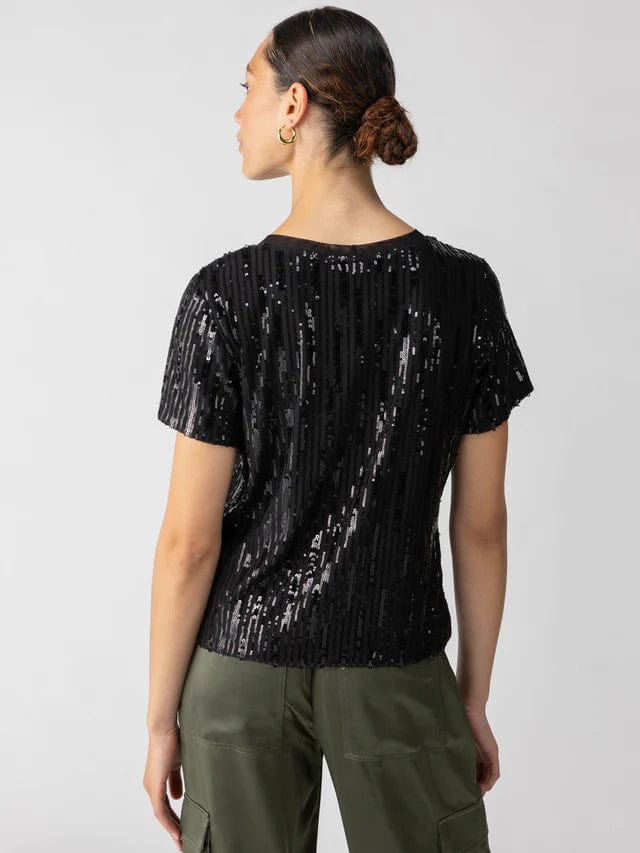 Sanctuary Top Sequin Perfect Tee