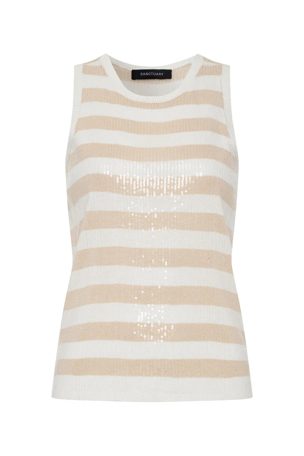 Sanctuary Top Summer Shine Sequin Shell