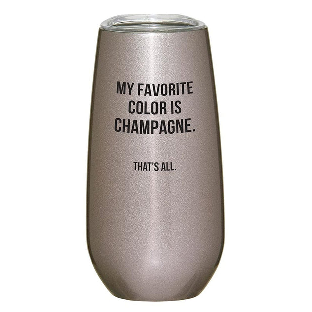Santa Barbara Drinkware Favorite Color That's All Champagne Tumbler