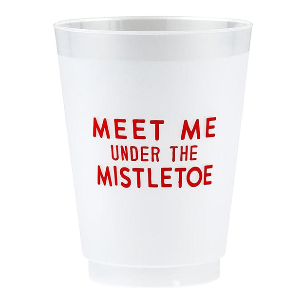 Santa Barbara Drinkware Mistletoe Frost Cup Set - 8pk 16oz