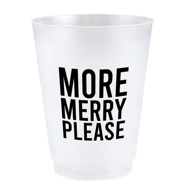 Santa Barbara Drinkware More Merry Please Frost Cup Set