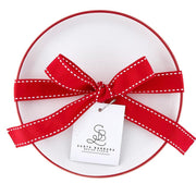 Santa Barbara Gift Face to Face Holiday Appetizer Plates - Set of 4