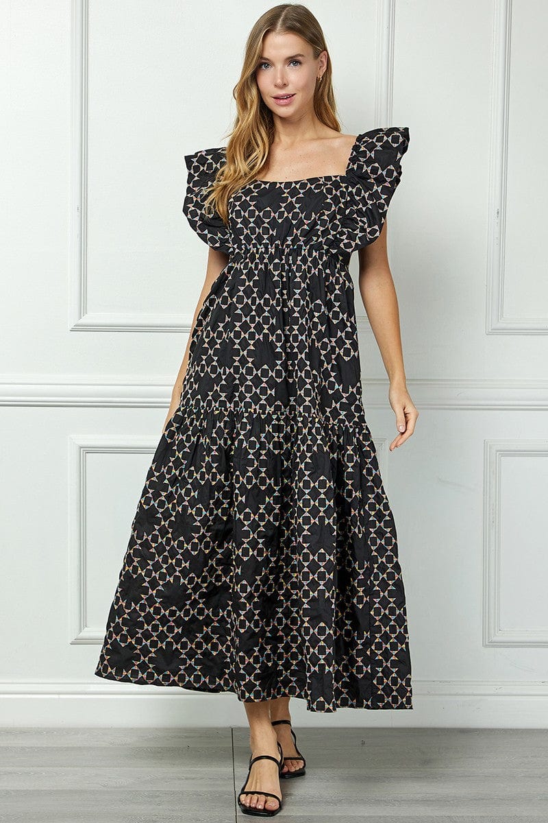 See and be Seen Dress Black / S Kennedy Embroidery Dress