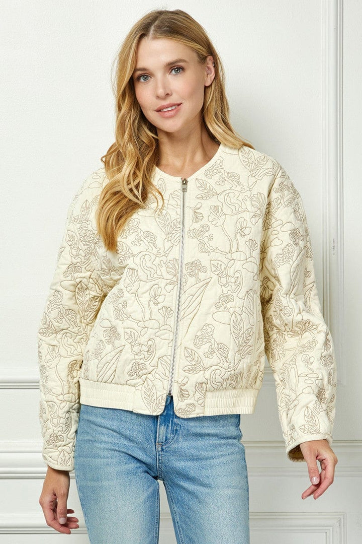 See and be Seen Jacket Cream / S Kyla Embroidered Jacket