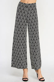 See and be Seen Pants Black/Cream / S Emma Jacquard Sweater Pants