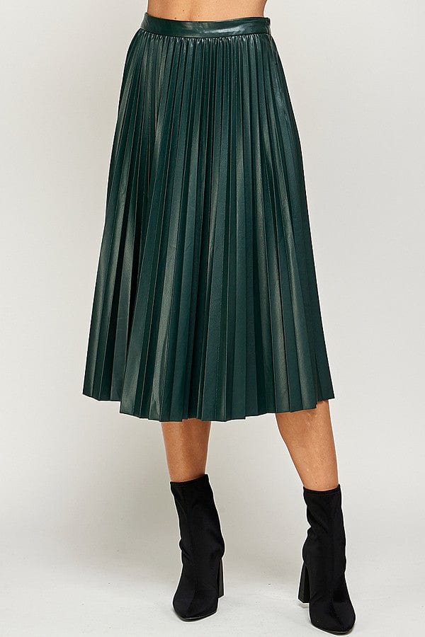 See and be Seen Skirt Forest / S Marina Pleated Skirt