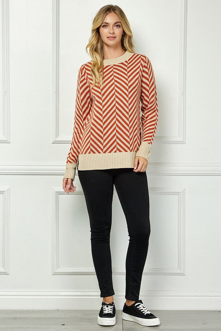 See and be Seen Sweater Jolene Chevron Sweater