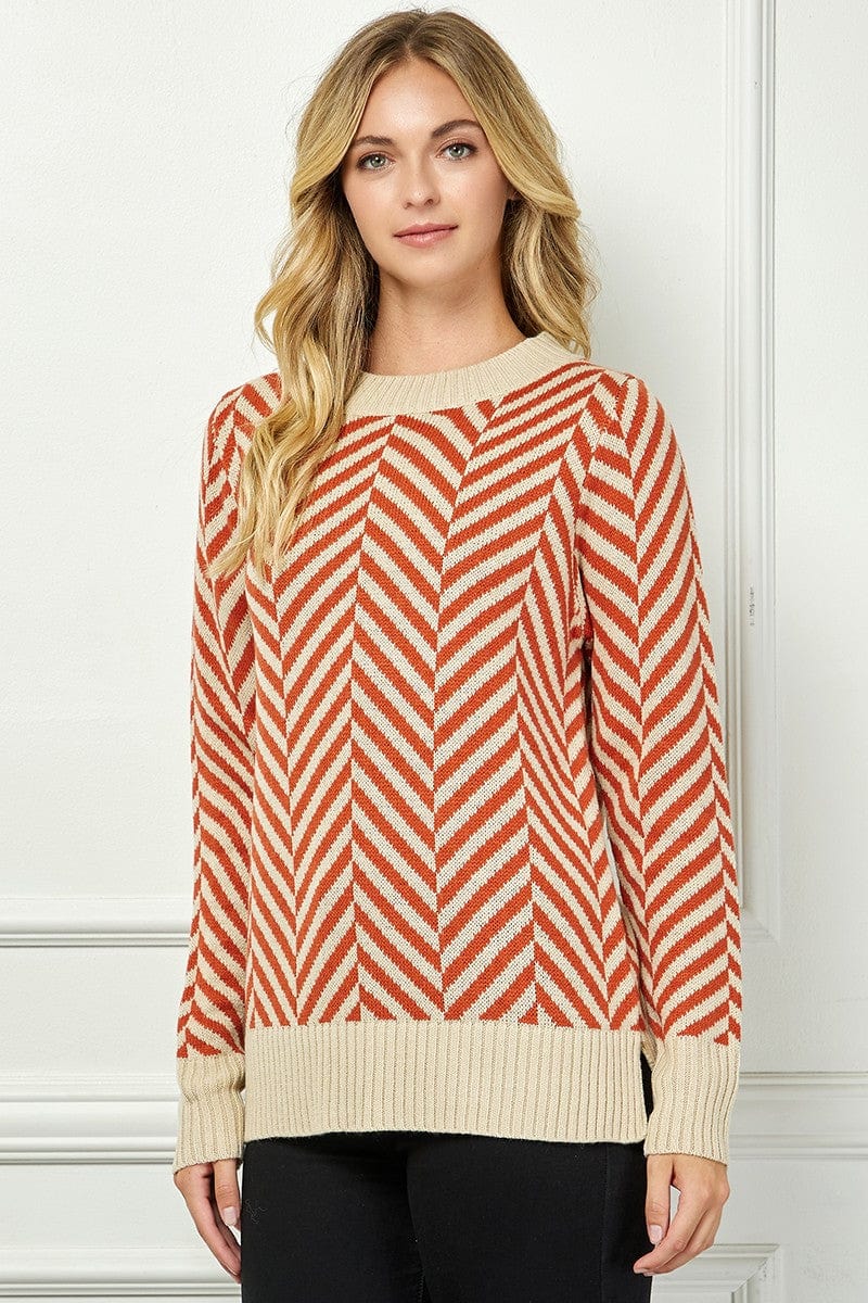 See and be Seen Sweater Jolene Chevron Sweater