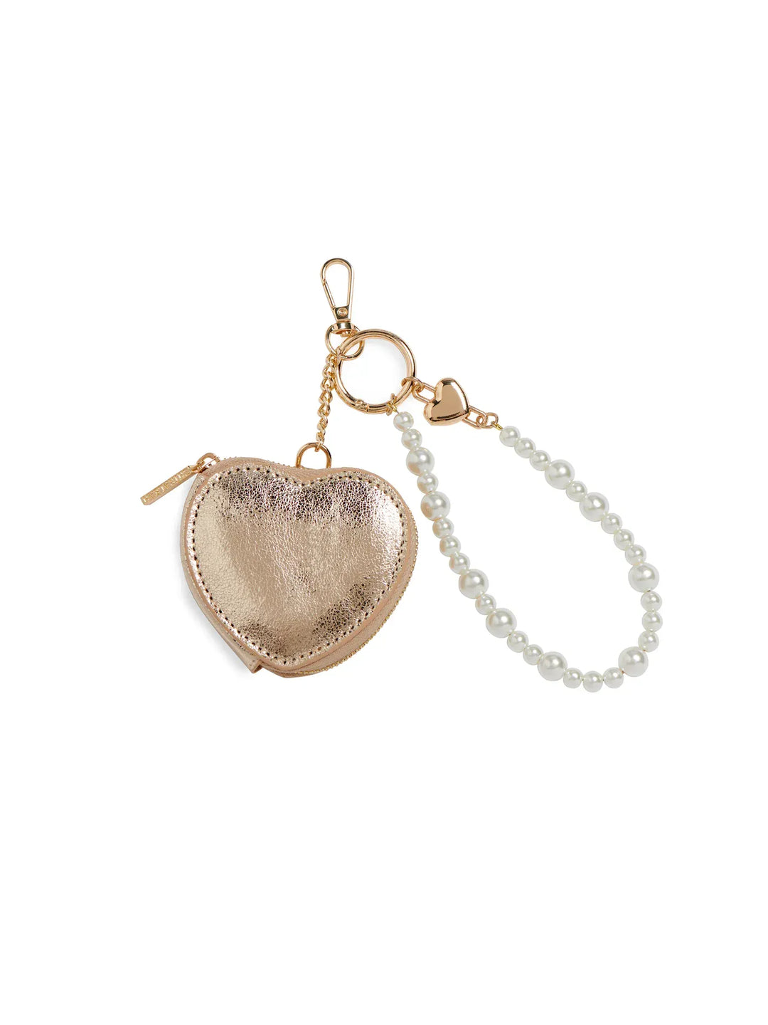 Shiraleah Gift Gold Heart Pouch Bag Charm