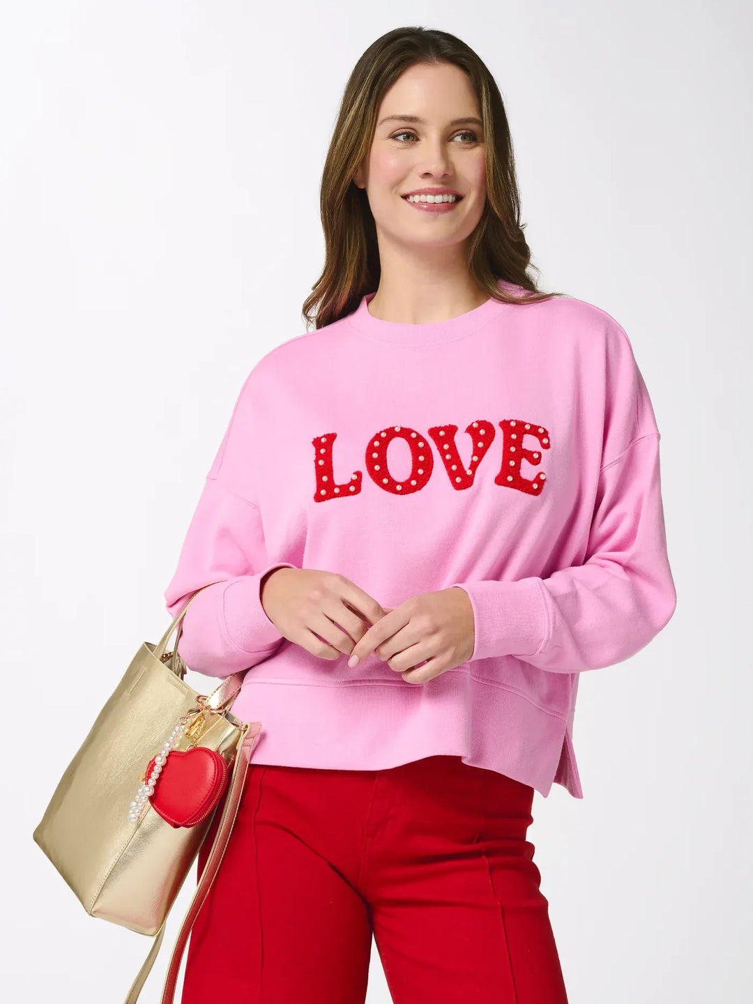 Shiraleah Gift Heart Pouch Bag Charm