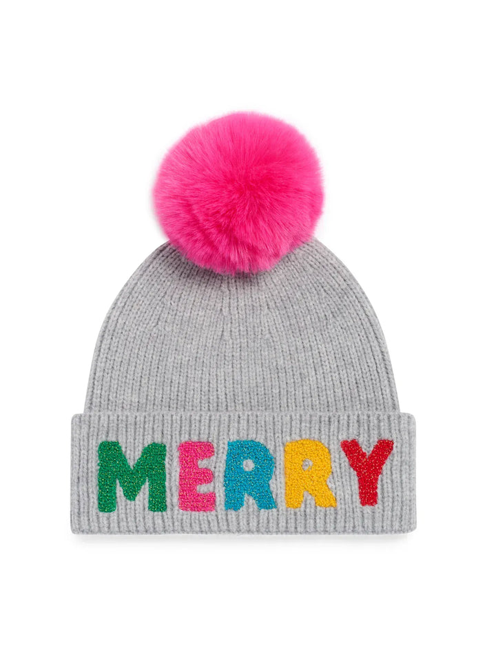 Shiraleah Hats Grey Merry Beanie