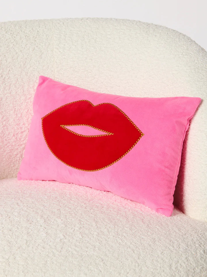 Shiraleah Pillow Pink Kiss Pillow