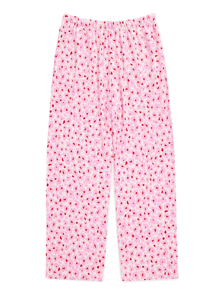 Shiraleah PJ Set Floral "Love" Ultra-Soft Jersey Knit PJ Set