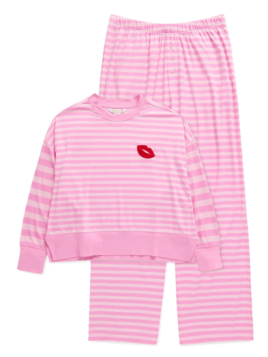 Shiraleah PJ Set Stripe Ultra-Soft Jersey Knit PJ Set