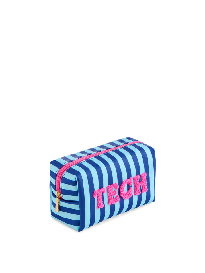 Shiraleah Pouch Blue Tech Small Zip Pouch