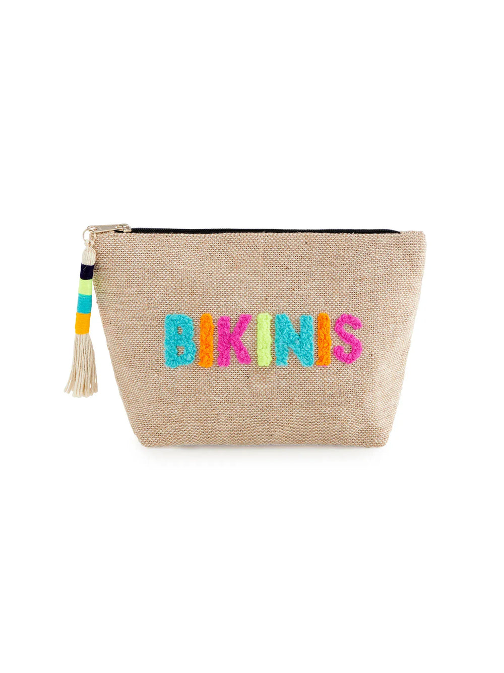 Shiraleah Pouch Natural Bikinis Zip Pouch
