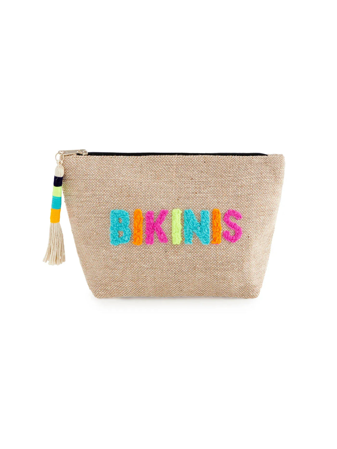 Shiraleah Pouch Natural Bikinis Zip Pouch