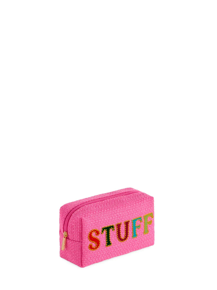 Shiraleah Pouch Pink Mara Stuff Zip Pouch