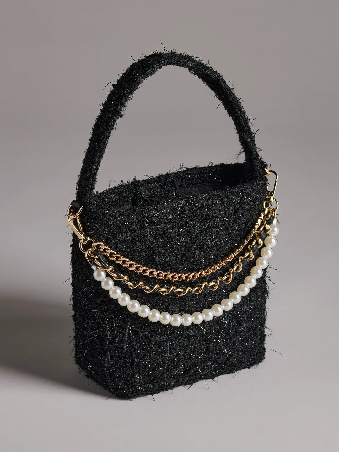 Shiraleah Purse Black Annie Top Handle Bucket Bag