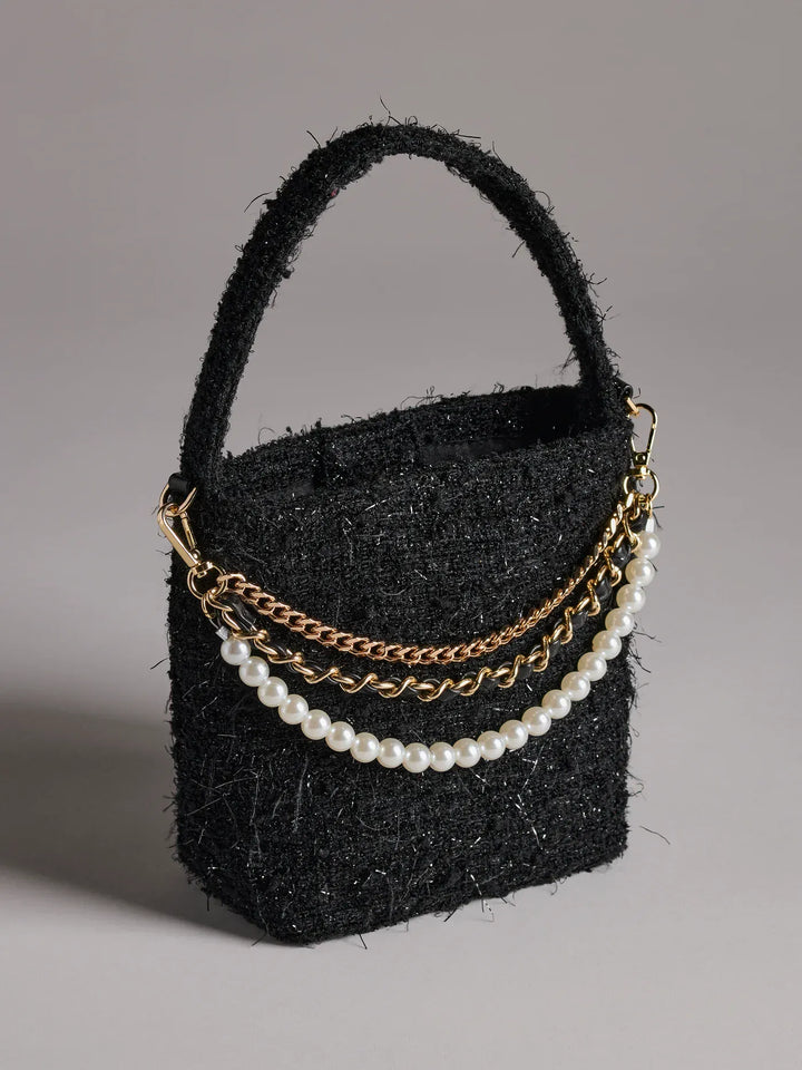 Shiraleah Purse Black Annie Top Handle Bucket Bag