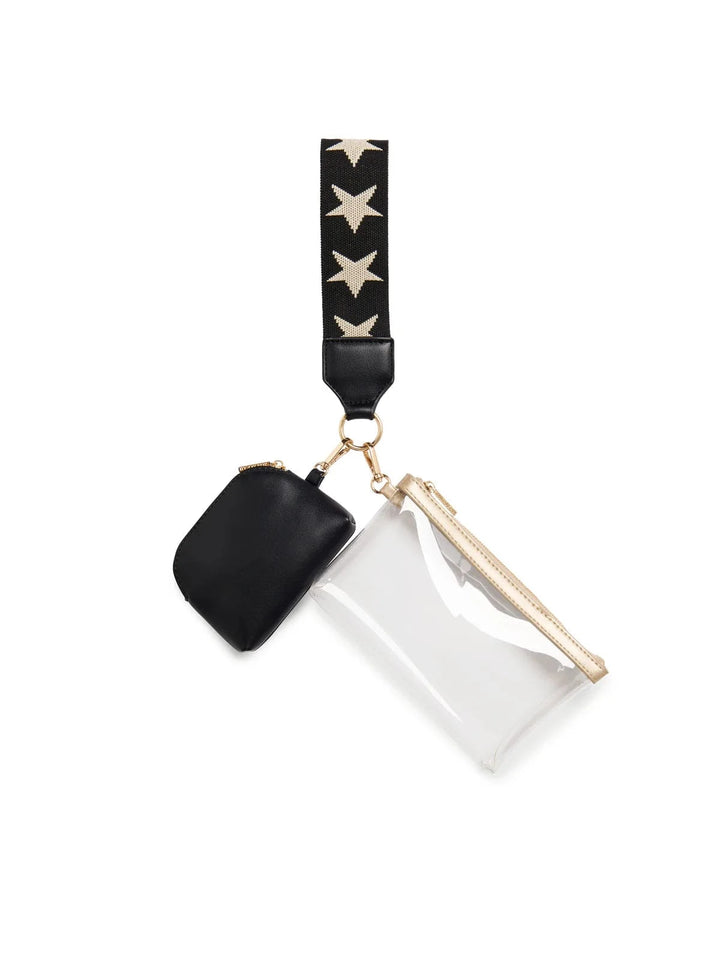 Shiraleah Purse Black Taylor Mini Wristlet