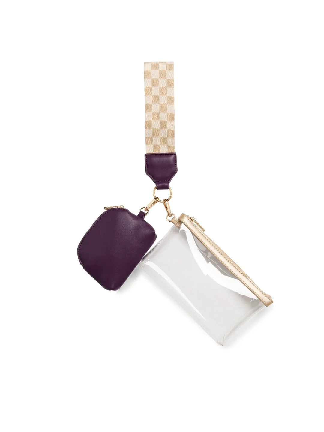 Shiraleah Purse Purple Taylor Mini Wristlet