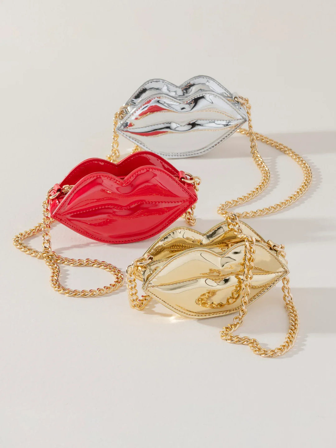 Shiraleah Purse Silver Kiss Mini Bag