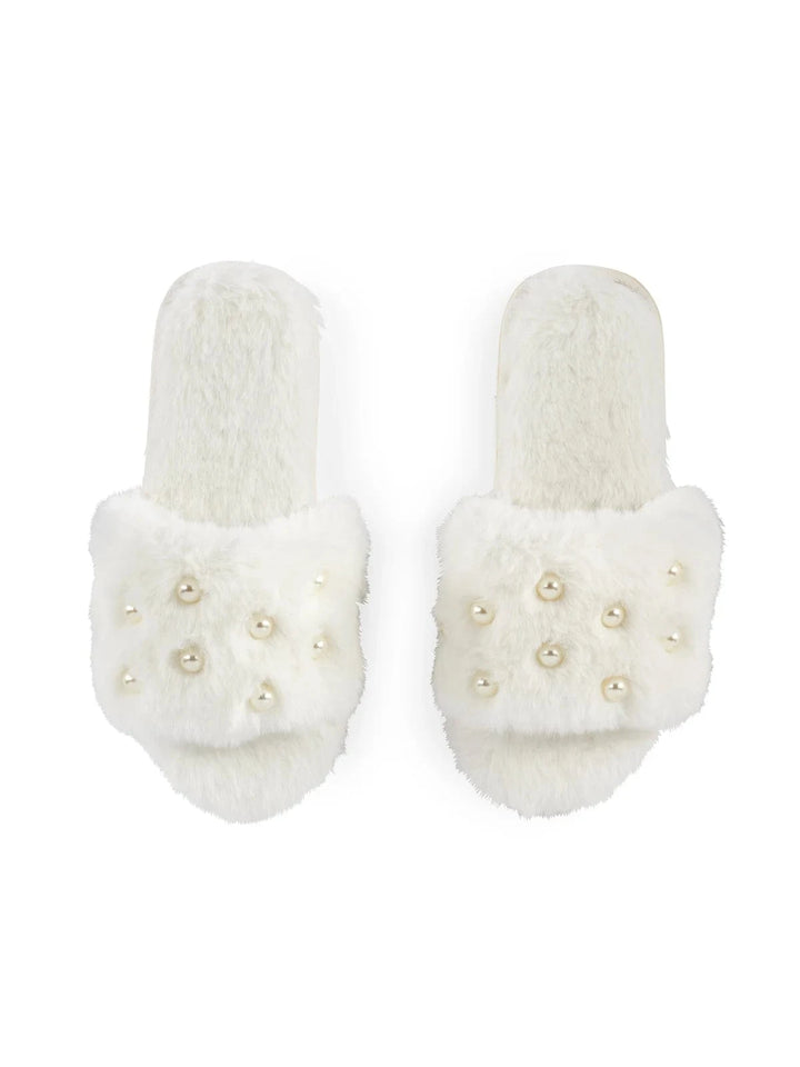 Shiraleah Slippers Ivory / S/M Pearl Slippers