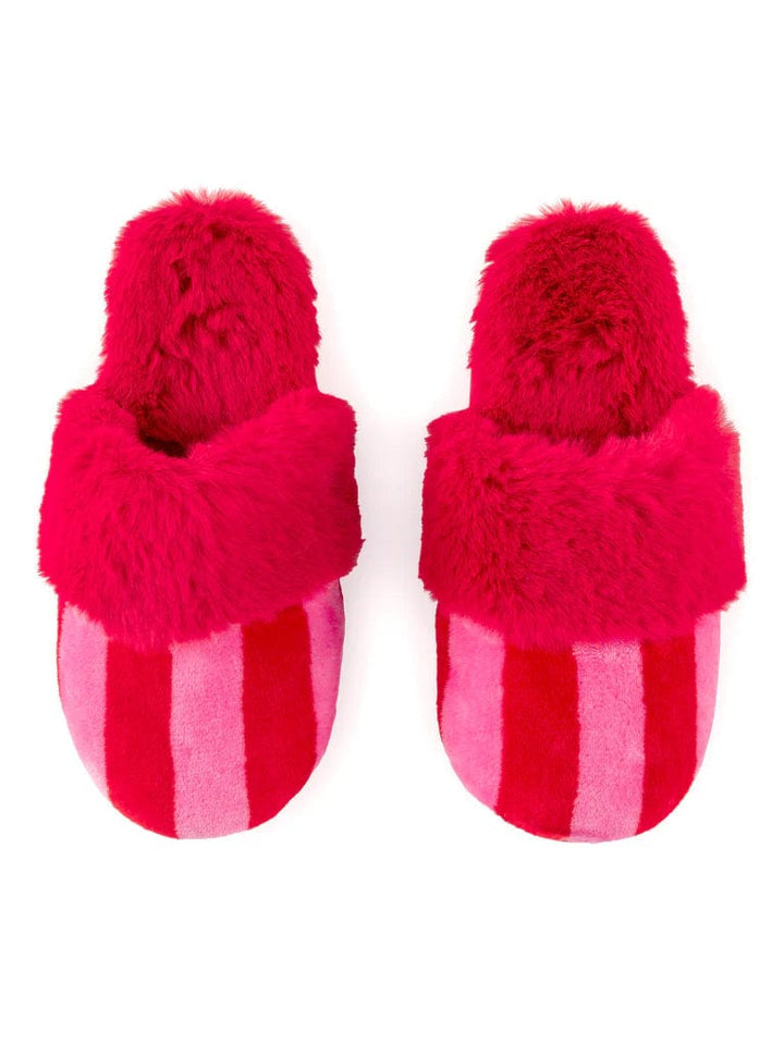 Shiraleah Slippers Red / S/M Felicity Stripe Slippers