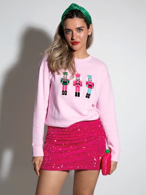 Shiraleah Sweatshirt Blush / S Nutcracker Sweatshirt