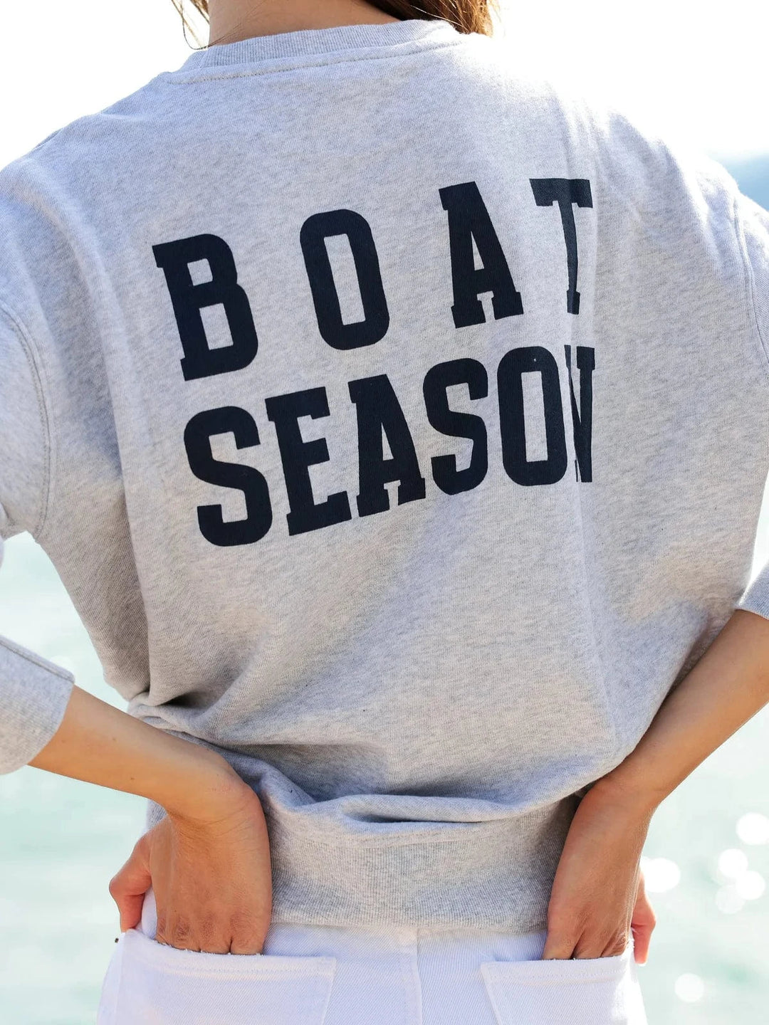 Shiraleah Sweatshirt Boat Season Sweatshirt