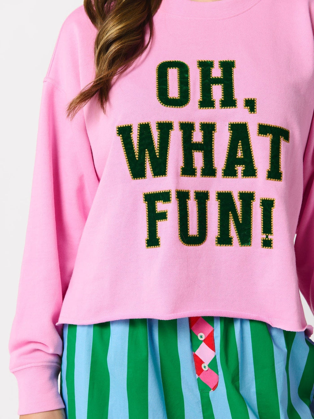 Shiraleah Sweatshirt Candy Pink / S Oh What Fun Lounge Sweatshirt