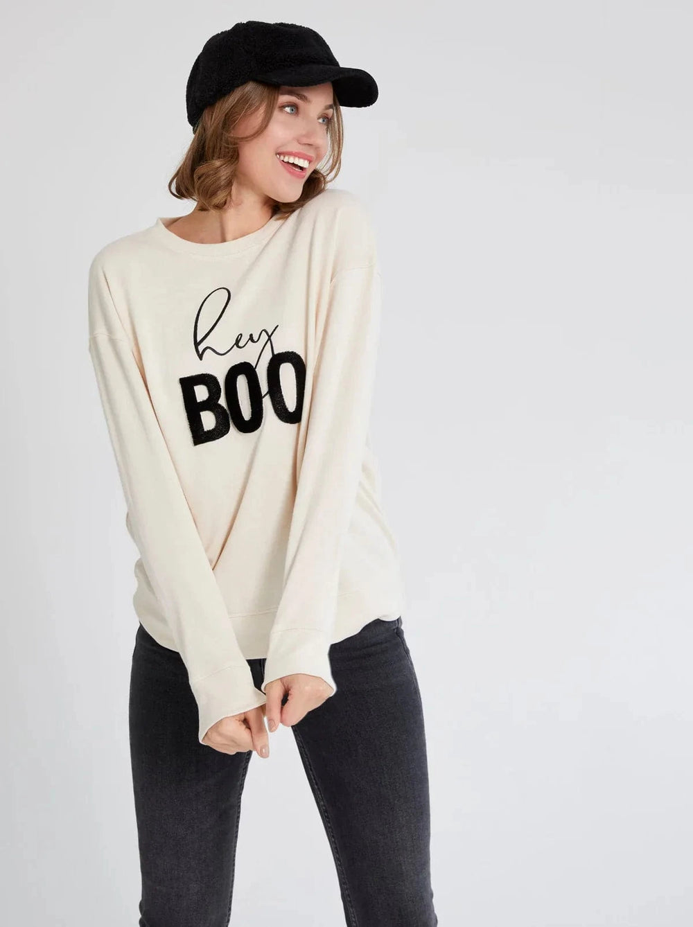 Shiraleah Sweatshirt Hey Boo Sweatshirt