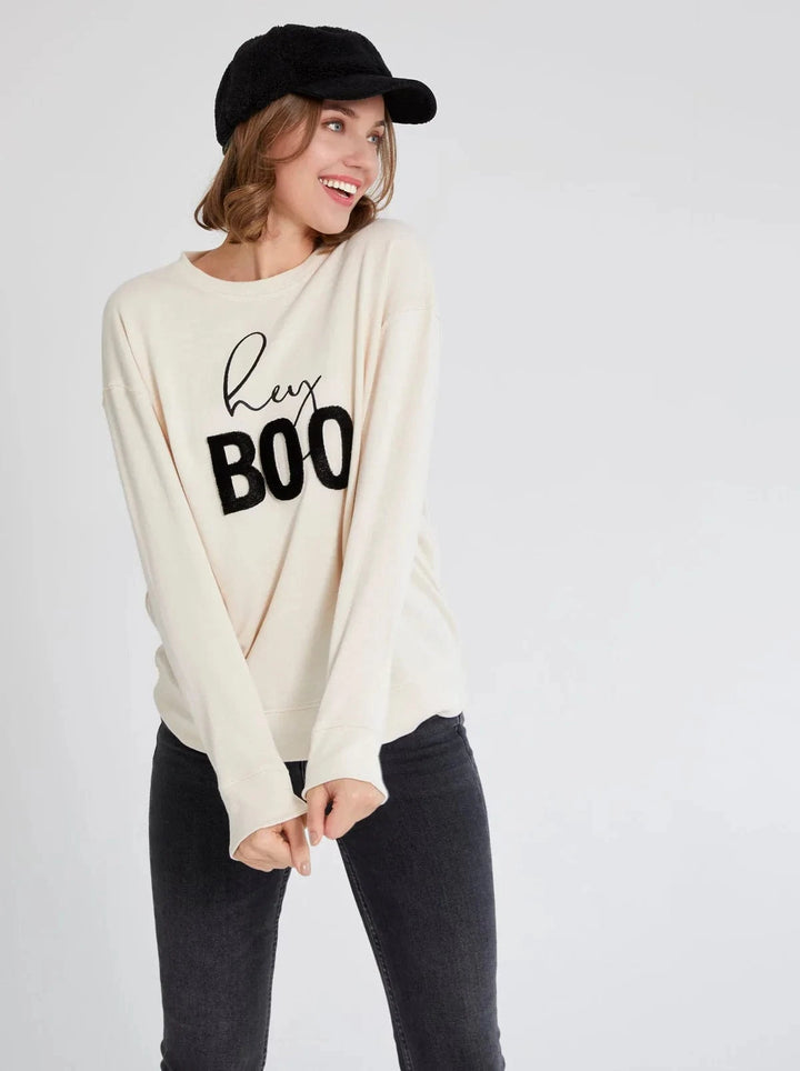 Shiraleah Sweatshirt Hey Boo Sweatshirt