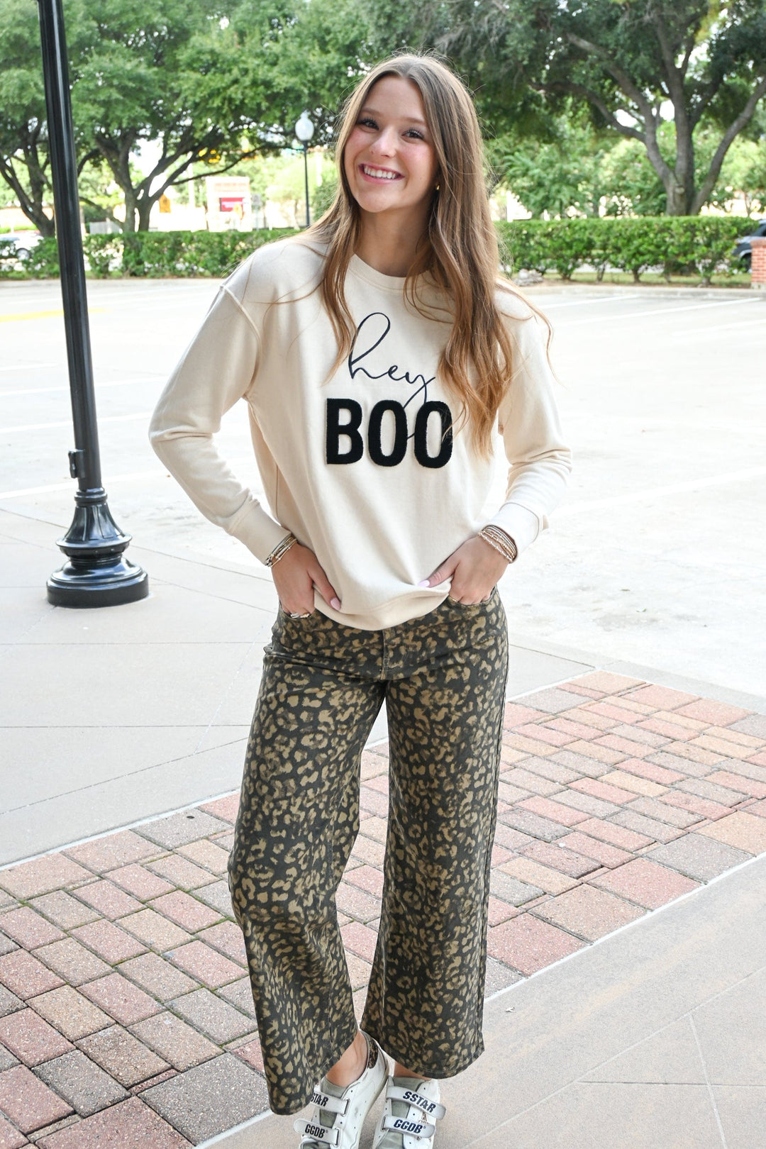 Shiraleah Sweatshirt Hey Boo Sweatshirt
